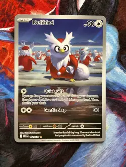 Delibird 152/132 Illustration Rare Mega Evolutions Pokemon TCG - NM/M - Image 1