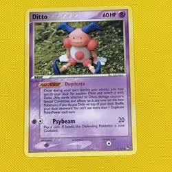 Pokemon Ditto Mr Mime Pop Series 3 12/17 Card - Image 4
