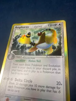 Pokemon Card Ampharos - EX Dragon Frontiers - 1/101 Rare Holo ENG - NM - Image 3
