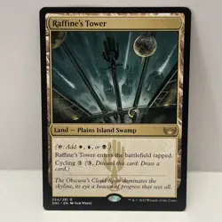 MTG Raffine's Tower 254 Streets of New Capenna Magic the Gathering Card NM - Image 1