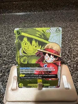 One Piece Winner Card Monkey D Luffy Foil P-106 P - Image 1