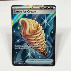 Jumbo Ice Cream 109/086 Me04: Chaos Rising Holo Pokemon Trading Card Game TCG - Image 1