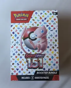 Pokemon TCG Scarlet & Violet 151 Booster Bundle Sealed New (6 packs) Fast Ship! - Image 1