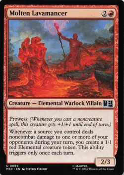 Molten Lavamancer 699 Commander: Marvel Super Heroes MTG NM/M - Image 1
