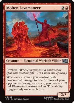 Molten Lavamancer 699 Commander: Marvel Super Heroes MTG NM/M - Image 3