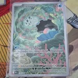 The Pokemon Company Clamperl Illustration Rare Full Art Holo 195/182 English - Image 1