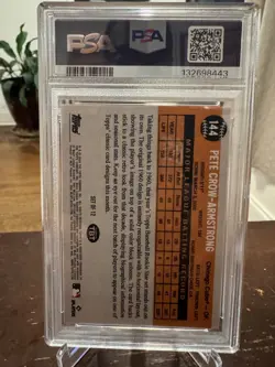 2024 Topps Throwback Thursday #144 Pete Crow-Armstrong PSA 10 - Image 2
