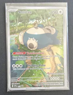 Pokemon TCG Snorlax Pokemon Centre Stamped - Image 1