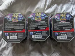 Pokemon TCG Azure Legends Tin set Kyogre Xerneas & Dialga New Sealed Set Of 3 - Image 2