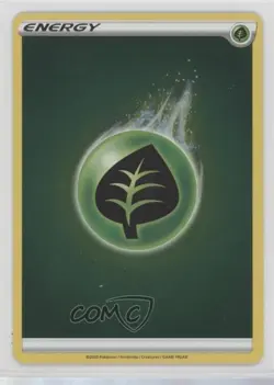 Grass Energy Reverse Foil Pokemon Sword & Shield - Image 1