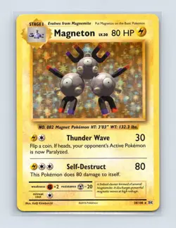 Magneton 38/108 Holo Rare Evolutions Pokemon Holo Lightly Played - Image 1