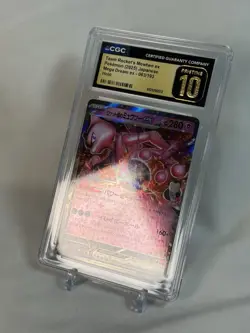 Team Rocket's Mewtwo ex 063/193 Mega Dream ex CGC Pristine 10 - Image 2