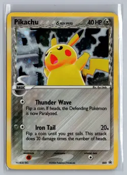 Pikachu 035 Promo Nintendo Black Star Promos Pokemon Moderately Played - Image 1