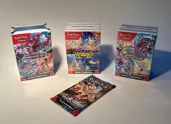 Pokemon SV Booster Bundle LOT of 3 Paradox Rift, Surging Sparks, JT + BONUS pack - Image 1