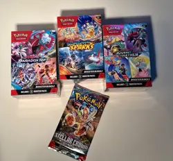 Pokemon SV Booster Bundle LOT of 3 Paradox Rift, Surging Sparks, JT + BONUS pack - Image 4