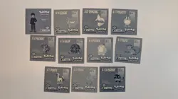 1999 Artbox Pokemon Stickers Series 1 - ( 11 total. Gengar, Psyduck) - Image 3