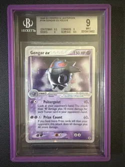 Pokemon Gengar ex EX Fire Red & Leaf Green Holo Ultra Rare #108 BGS 9 Mint - Image 1