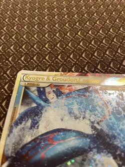Nintendo Pokemon TCG Kyogre & Groudon LEGEND Holo English 2010 HP 150 - Image 3