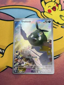 Pokemon TCG Trubbish 140/086 White Flare Set Near Mint - Image 1