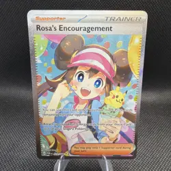 Rosa’s Encouragement 115/080 Special Art Rare Pokemon TCG NM! - Image 1
