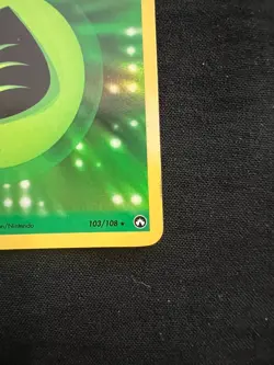 Pokemon Grass Energy 103/108 EX Power Keepers 2007 Holo Vintage Rare LP - Image 2