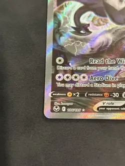 Pokemon TCG Lugia V 186/195 Swsh12 Silver Tempest Full Art Holo NM - Image 4
