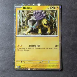 Lot Of 6 Pokemon TCG Raikou #048 Cosmos Holo Promo : Mega Evolution - Image 3