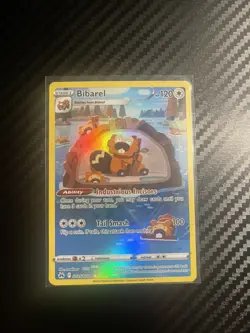 Pokemon TCG Bibarel GG25/GG70 Crown Zenith Galarian Gallery Holo Ultra Rare - Image 1