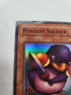 YUGIOH PENGUIN SOLDIER SDJ-022 1ST Edition SUPER (NM) - Image 4