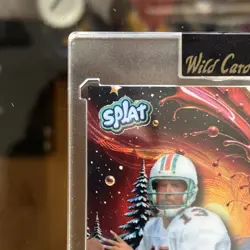 Wild Card Splat Dan Marino Serial Numbered 1/2 Football Trading Card - Image 2