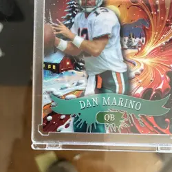 Wild Card Splat Dan Marino Serial Numbered 1/2 Football Trading Card - Image 5