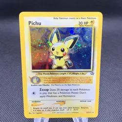 Pokemon TCG | Pichu | 12/111 | Neo Genesis | Unlimited Edition | Holo Rare - Image 1