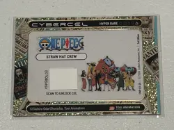 Cybercel ONE PIECE Series 1 Hyper Rare Straw Hat Crew - Unscanned - Image 3