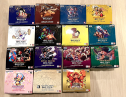 One Piece Card English Booster Box EMPTY BOXES LOT Collection Set OP01-OP13 - Image 1