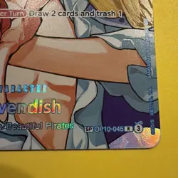 One Piece OP-16 Rare Cavendish SP OP10-045 Foil Card The Time Of Battle - Image 3