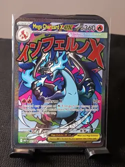Mega Charizard X EX 360HP #023 Me: Mega Evolution Promo Holo Full Art EN - Image 1