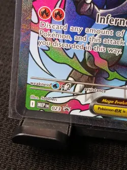 Mega Charizard X EX 360HP #023 Me: Mega Evolution Promo Holo Full Art EN - Image 2