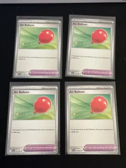 Air Balloon 4X Playset Pokemon Black Bolt Regular 079/086 - Image 1