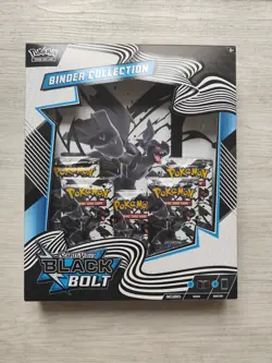 Pokemon TCG: Scarlet & Violet Black Bolt Binder Collection - New and Sealed! - Image 1