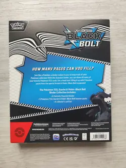 Pokemon TCG: Scarlet & Violet Black Bolt Binder Collection - New and Sealed! - Image 2