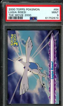 Topps Pokemon the Movie 2000 Lugia Rises! #64 PSA 9 Mint - Image 1