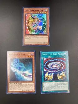 DARK MAGICIAN GIRL Set *** 1ST EDITION LDS3-EN082,86,96 YUGIOH! - Image 1