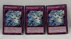 Yugioh! - 3x Evo-Singularity - PRIO-EN077 - 1st Edition - NM - Image 1