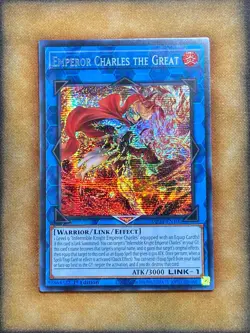 Yugioh Emperor Charles the Great MP24-EN100 Secret Rare 1st Ed NM - Image 1