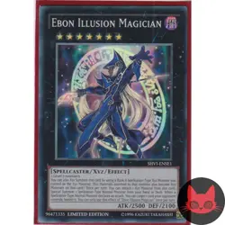 Yugioh Ebon Illusion Magician SHVI-ENSE1 Super Rare NM - Image 1