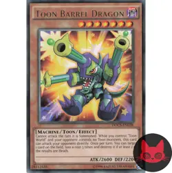 Yugioh Toon Barrel Dragon DOCS-EN038 Rare NM - Image 1