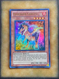 Yugioh Evolsaur Cerato PHSW-EN020 Ultra Rare 1st Ed NM - Image 1