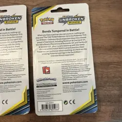 POKEMON SUN MOON UNBROKEN BONDS BLISTER BOOSTER PACK NEW PIKACHU & EEVEE - Image 5