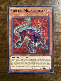 Yu-Gi-Oh! Evoltile Megachirella CHIM-EN020 - 1st Edition - Common - Near Mint! - Image 1