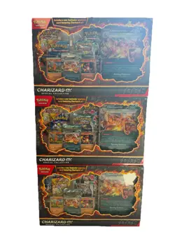 3x *NEW* Pokemon TCG Charizard EX Special Collection Box - FACTORY SEALED! - Image 1